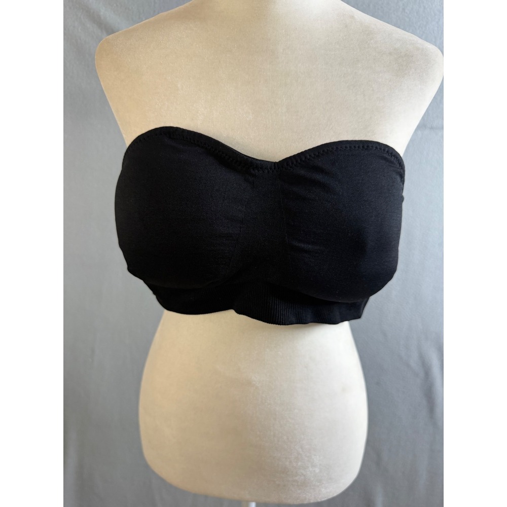 Seamless Padded Bra Women's Extra Large Bandeau‎ Bra Comfortable Stretch Tube
